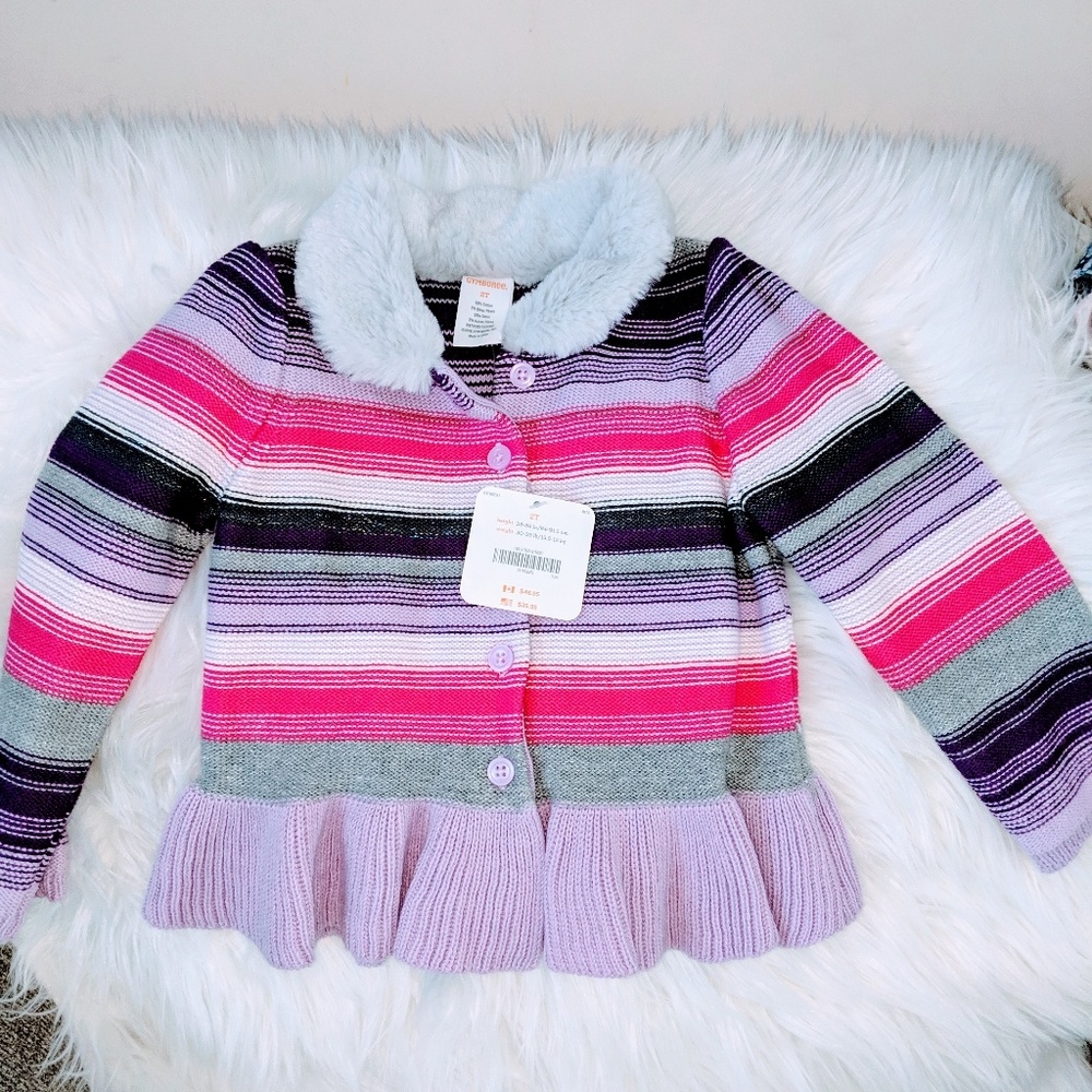Gymboree girl sweater 2T new